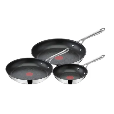 Produktbild von Tefal Pfannen-Set Jamie Oliver J90 Pfannenset 20, 24, 28cm, Pfannen für alle Herdarten, (Pfanne, Bratpfannen Set, Pfannenset, Wok, Wokpfanne)