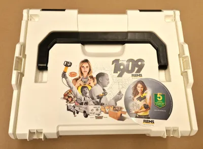 Produktbild von REMS L-Boxx mit Einlage für 11 Mini Presszangen + 6 Pressringe Nr. 578659 Koffer