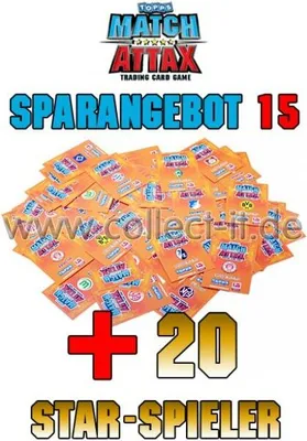 Zdjęcie produktu dla Match Attax - Spar 15 - Sezon 10/11 - 300 kart mieszanych + 20 różnych kart GWIEZDNI GRACZE