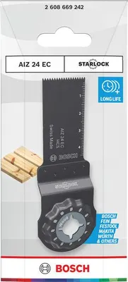 Produktbild von AIZ 24 EC Holz Tauchsägeblatt, Starlock, 24 x 50 mm