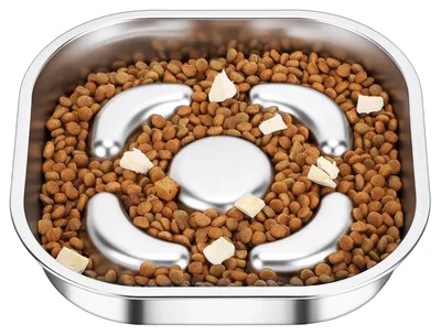 Immagine prodotto di Omgoods - Ciotola per cani che rallenta la velocità di alimentazione, per un'alimentazione più sana