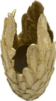 Immagine prodotto di Mauro Ferretti vaso piume 34,5x34x91 cm color oro