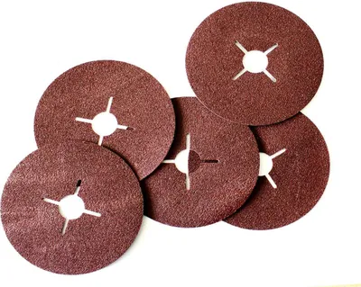 Produktbild von 50x Fiberscheiben Fiberschleifscheiben 125mm P24  f. Winkelschleifer