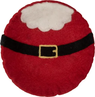 Produktbild von Clayre & Eef Dekoration Schale Ø 18x4 cm Rot Filz Weihnachtsmann