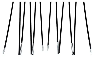 Produktbild von Tragbare Zeltstangen aus Fiberglas, 3 m, Verstellbare Zeltgestänge Fiberglas Markisenrahmen Kit für Outdoor Camping Support