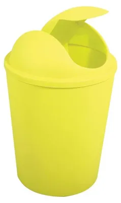 Produktbild von MSV - AKO Abfalleimer mit Klappdeckel - 5,5 l Fassungsvermögen - Kompaktes und p
