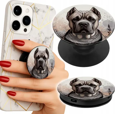 Image de Popsocket Support pour téléphone portable/Doggy Dog Breeds Dog Patterns
