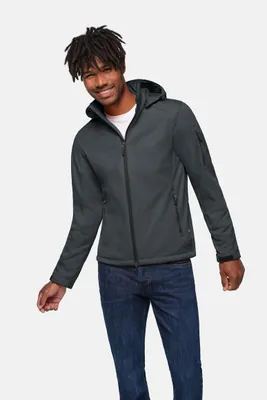 Zdjęcie produktu dla Kurtka softshell HAKRO Ontario, męska, rozmiar M, kolor antracyt