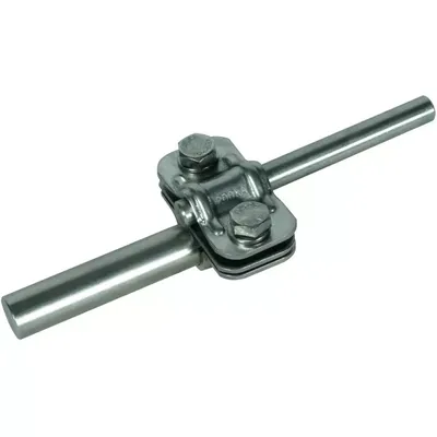 Produktbild von Dehn UNI-Trennklemme NIRO 200 kA f. Rd 8-10/16mm m. Zwischenplatte 459219