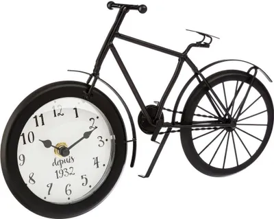 Produktbild von Originelle Uhr - Form : Fahrrad - Farbe : SCHWARZ - Atmosphera