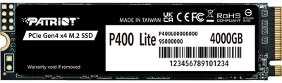 Produktbild von PATRIOT SSD M.2 P400 Lite PCIe 4.0 3500/2700 P400LP4KGM28H