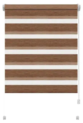 Zdjęcie produktu dla Premium Roleta Podwójna Gardinia 50X150 Cm. Naturalny Brąz