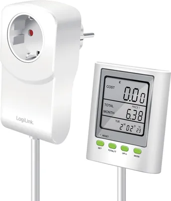 Produktbild von Logilink Energiekosten Messgerät mit CO2-Emissionsberechnung