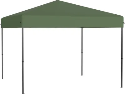 Image de LARS360 Pavillon de fête pop-up vert 3x3 m, montage rapide à l'aide d'un seul bouton, pavillon pliable, imperméable et protection UV, sans panneaux latéraux, sac et accessoires inclus