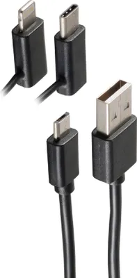 Obrázok produktu pre shiverpeaks BS14-15035, 2 m, USB A, Micro-USB B, USB 2.0, 0,48 Gbit/s, Čierna