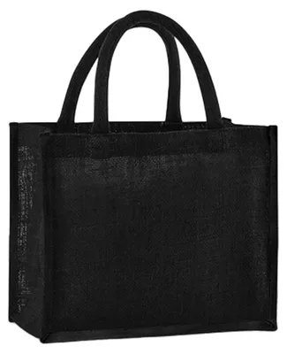 Produktbild von Westford Mill - Tragetasche, Midi, Gestärkte Jute, 14 Liter FK1670 (Einheitsgröße) (Schwarz)