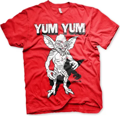 Produktbild von Gremlins Yum Yum T-Shirt - Small - Red