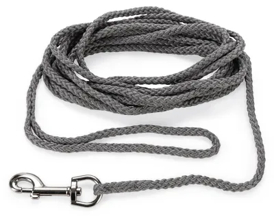 Productafbeelding van Karlie Schlepp-/Zoeklijn - Hondenlijnen - Nylon - Grijs - 5 meter x 6 mm