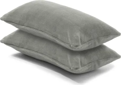 Produktbild von Doppelpack Comfortable Bezug 40x80 silber  Mikrofaser