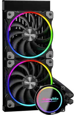 Produktbild von Gletscherwasser 240 High Speed AiO RGB 240mm (schwarz)