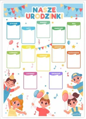 Immagine prodotto di Calendario dei compleanni - Bambini