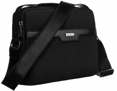 Obrázek produktu pro Rovicky pánská crossbody taška černá 26x21 cm