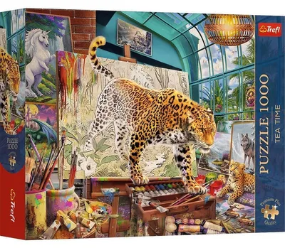 Obrázok produktu pre Puzzle 1000 – Lamparty v maliarskom ateliéri TREFL