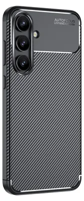 Produktbild von Handy Hülle für Samsung Galaxy S24 FE Carbon Look Cover Case Schutzhülle Farbe: Schwarz