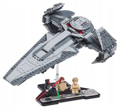 Obrázok produktu pre Čierna stojacia podložka pre LEGO® 75383 Star Wars – Darth Maulov infiltrátor Sithov