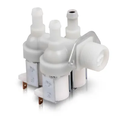 Produktbild von Magnetventil passend wie Miele 1678013 Ventil 3-fach 90° Ø 10,5 mm für Waschmaschine