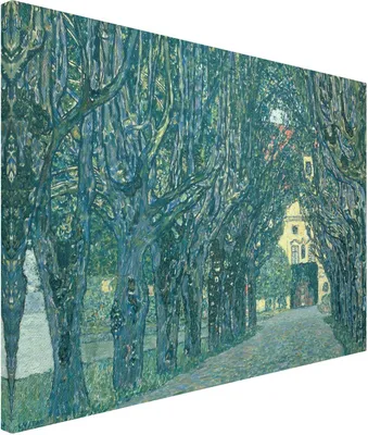 Produktbild von Obraz na plátně 320g/m² Třída Gustava Klimta v parku Kammerschlosse, rozměry 50 x 50 cm