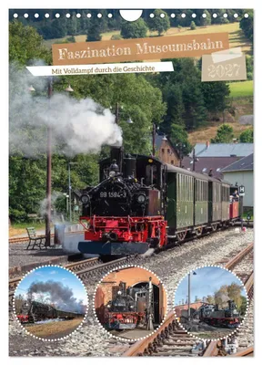 Produktbild von Faszination Museumsbahn (Wandkalender 2027 DIN A4 hoch), CALVENDO Monatskalender