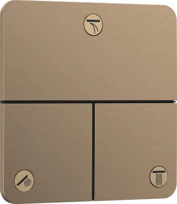 Produktbild von HansGrohe ShowerSelect Com.Q Ventil 3 Verbr.BBR Brushed Bronze, 15587140