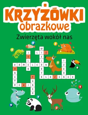 Immagine prodotto di Krzyżówki obrazkowe. Zwierzęta wokół nas