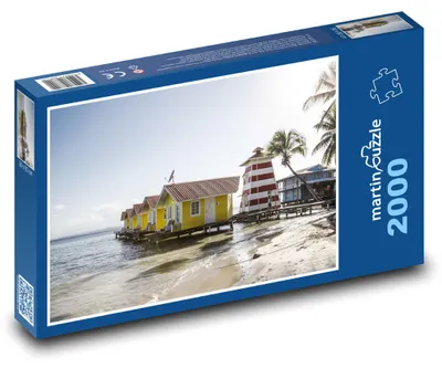 Obrázok produktu pre Puzzle 2000 Bungalovy pri mori - martinpuzzle