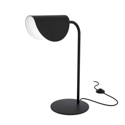 Obrázek produktu pro Stolní lampa, kov, černá, V 43 cm