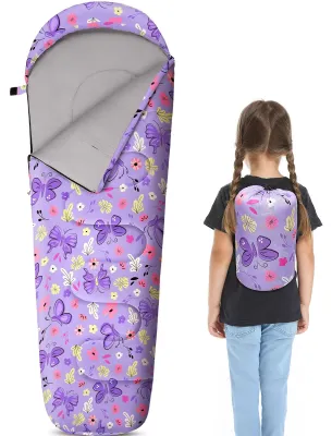 Produktbild von Schlafsack für Kinder, geeignet für Camping und Outdoor-Aktivitäten