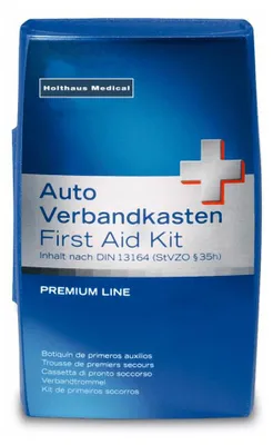 Produktbild von Holthaus Medical Verbandskasten PREMIUM DIN 13164 blau