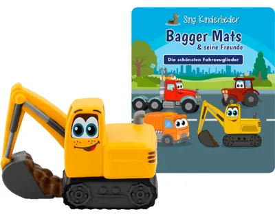 Produktbild von tonies Sing Kinderlieder - Bagger Mats & seine Freunde: Die schönsten