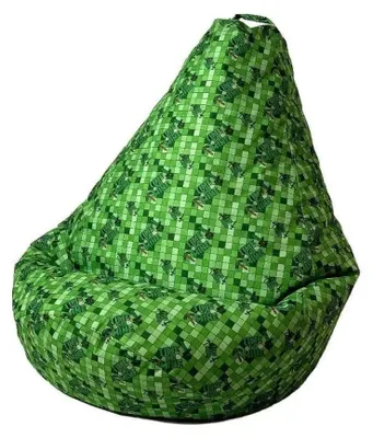 Zdjęcie produktu dla Worek pufowy Sako Gruszka nadruk Minecraft XL 130 x 90 cm