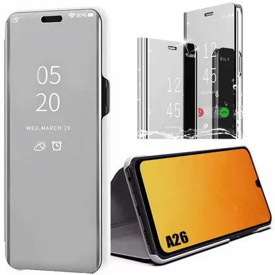 Image de Coque pour Samsung Galaxy A26 5G, Protection Antichoc Anti-Rayures Effet Miroir - Argenté