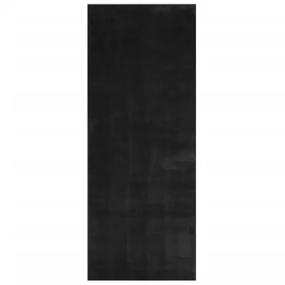 Produktbild von vidaXL Teppich HUARTE Kurzflor Weich und Waschbar Schwarz 80x200 cm