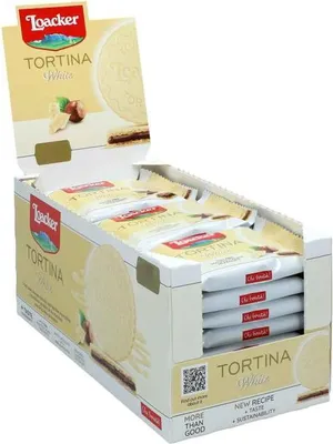Produktbild von Loacker Tortina White 24x21g