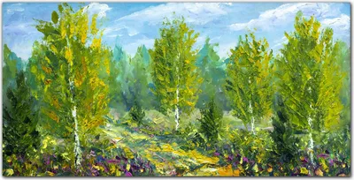 Produktbild von Coloray Bild aus Acryl 140 cm x 70 cm - Wanddekoration Wohnzimmer Bild auf Acrylglas Gehärtetes Acryl Dekoration Küche - Malerei Wald