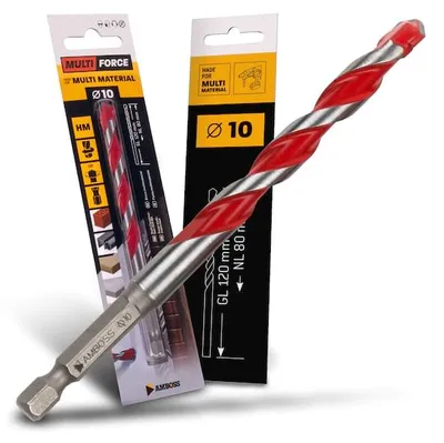 Produktbild von Amboss Multi Force Hartmetall Bohrer - Ø10 mm - GL: 120mm - NL: 80mm