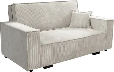 Produktbild von MIRJAN24 Schlafsofa Viva Star III, 3 Sitzer Polstersofa inkl. Kissen, mit Bettkasten und Schlaffunktion, Stilvoll Couch (Farbe: Poso 100)