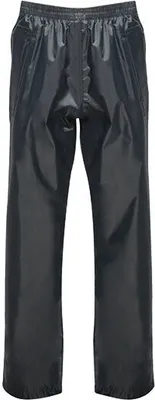 Produktbild von Regatta Junior Uni Regenhose Kinder Pro Stormbreak Waterproof Overtrousers TRW808 Schwarz Black 152 (11-12 years)