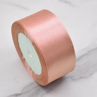 Produktbild von Handgefertigtes Dekorationsband, 40 mm x 22,8 m, Lotuswurzelrosa, DIY, Hochzeit, Dekoration, Handgefertigt, Dekorationsband.