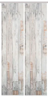 Produktbild von VISION S LIZZA Schiebegardine, halbtransparente Bambus-Optik, 260x60 cm, grau, Holzmotiv