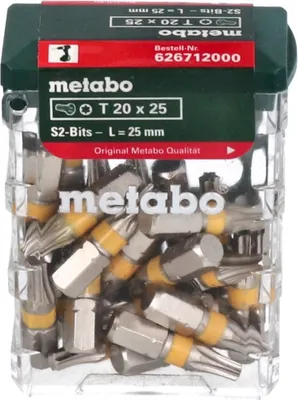 Image de Metabo 626712000 Jeu de mèches 25 pièces
